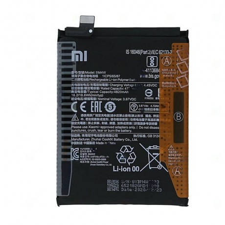 Xiaomi Mi 10T Lite  Batarya