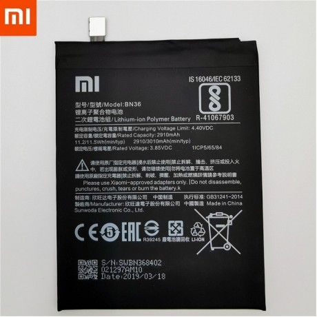 Xiaomi Mi 6x  Batarya